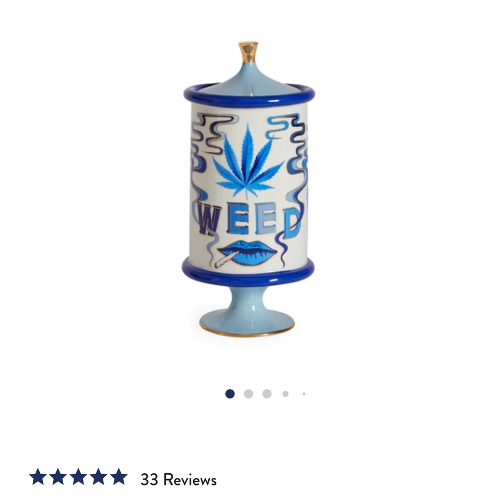 Jonathan Adler Druggist Weed Canister